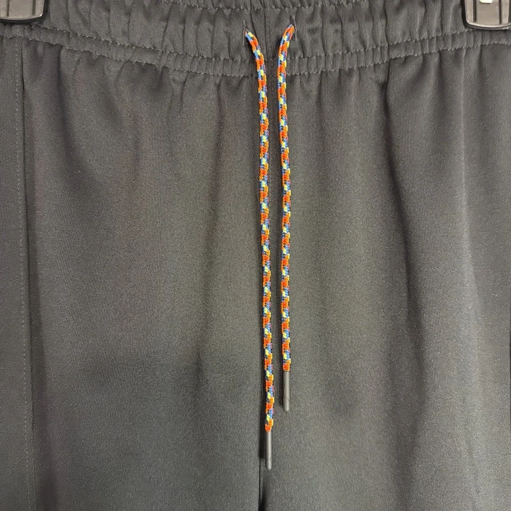 Jordan Pants Mens Medium Black Jogger Elastic Waist Drawstring Sweatpants